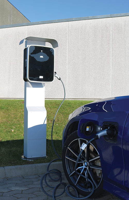 Ladestander hos Triscan